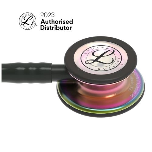 Littmann Classic III stethoscope - 5870 - black rainbow finish